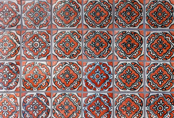 El boyaması Meksika İspanyolca Döşeme Duvarı