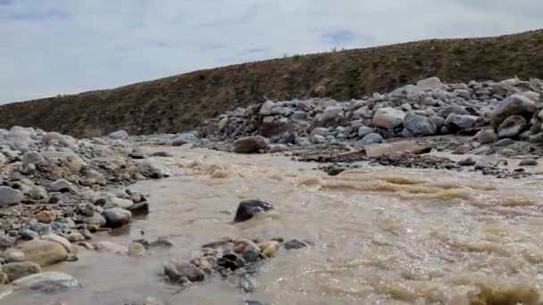 Наводнение Воды Сильных Дождей Южной Калифорнии — стоковое видео