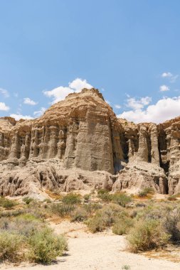 Butte at Red Rock Canyon State Park in California clipart