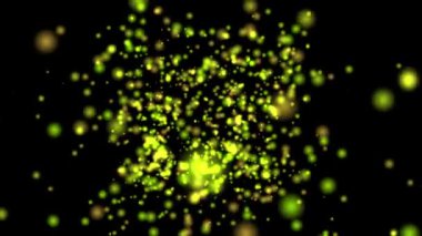 Parçacık soyut canlandırma arkaplan videosu