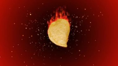 Soyut arkaplan ışıklandırma video animasyonu