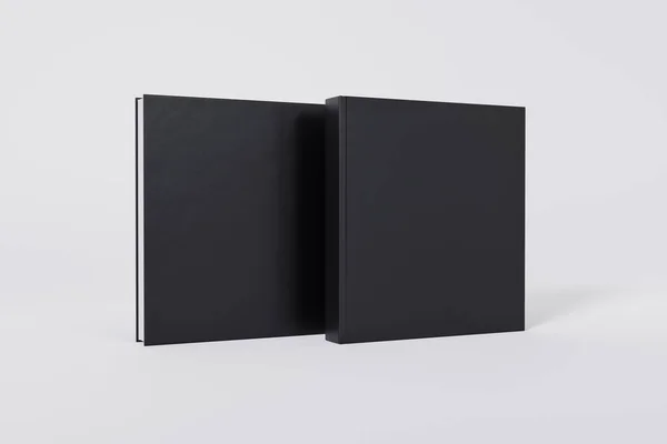 Close Notebooks Gray Background — Stock Photo, Image