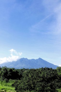 Allah Dağı, Bogor, Endonezya 'nın manzara görüntüsü