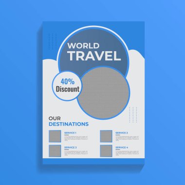 Dünya Seyahat Ajansı Flyer Design Şablonu