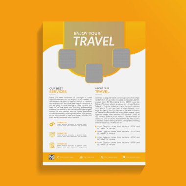 Dünya Seyahat Ajansı Flyer Design Şablonu