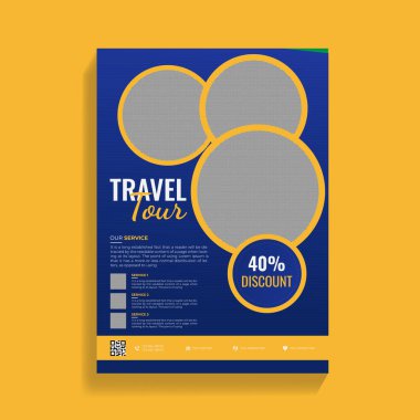 Dünya Seyahat Ajansı Flyer Design Şablonu