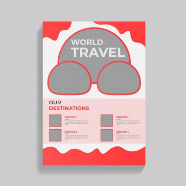 Dünya Seyahat Ajansı Flyer Design Şablonu