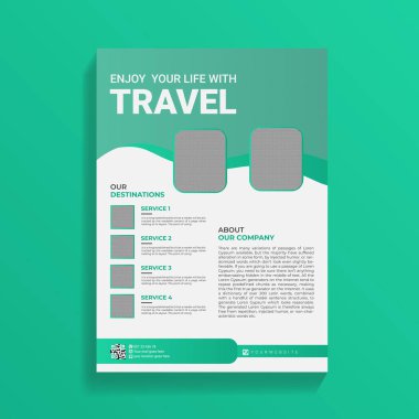 Dünya Seyahat Ajansı Flyer Design Şablonu