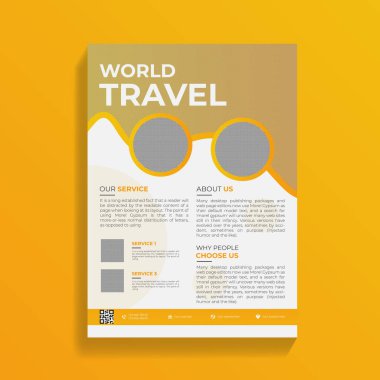 Dünya Seyahat Ajansı Flyer Design Şablonu
