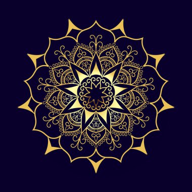 Yaratıcı Mandala tasarım şablonu