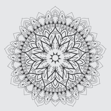 Yaratıcı Mandala tasarım şablonu