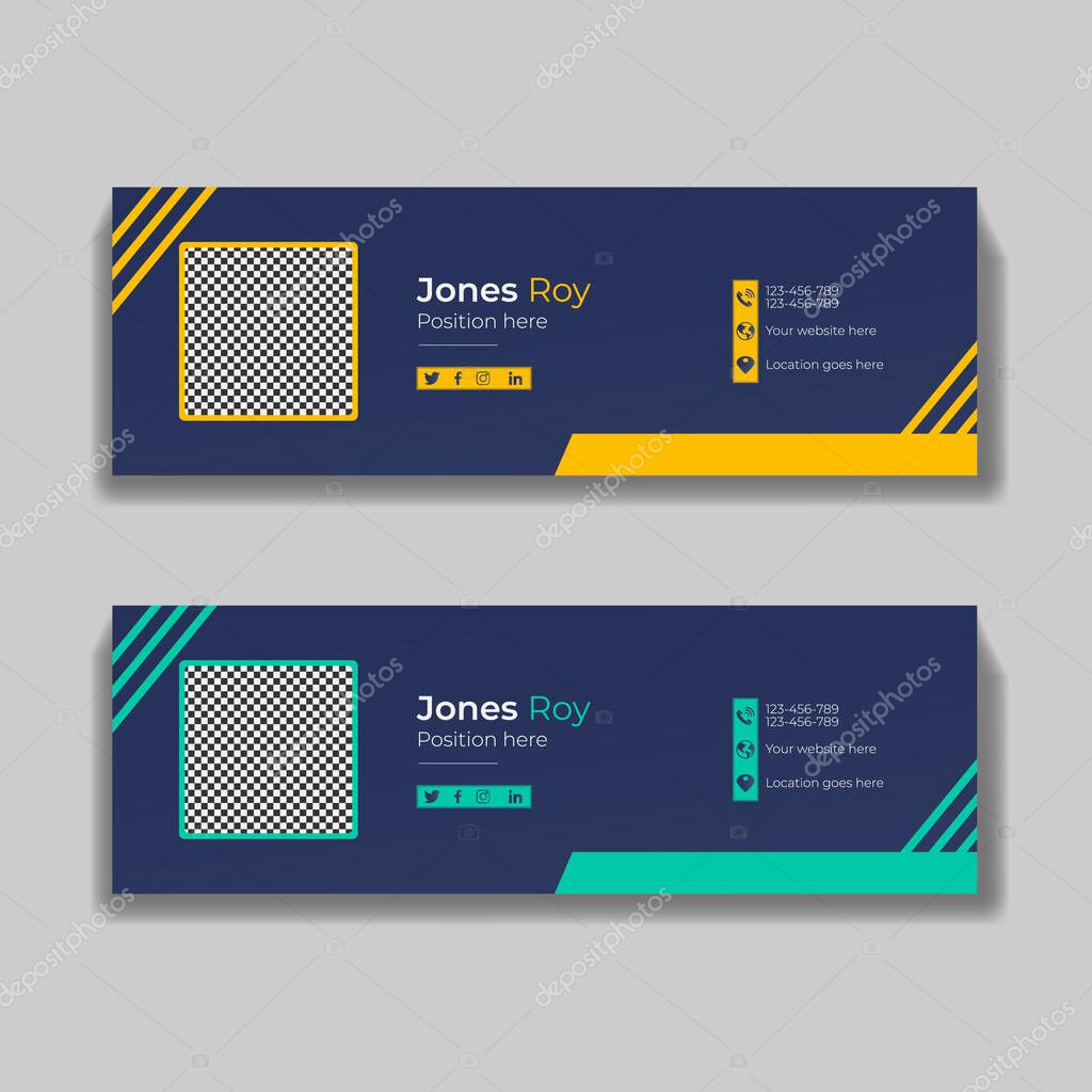 Creative Email Signature Design Template