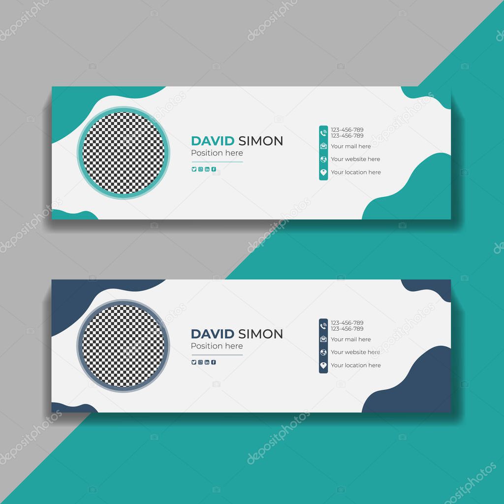 Creative Email Signature Design Template