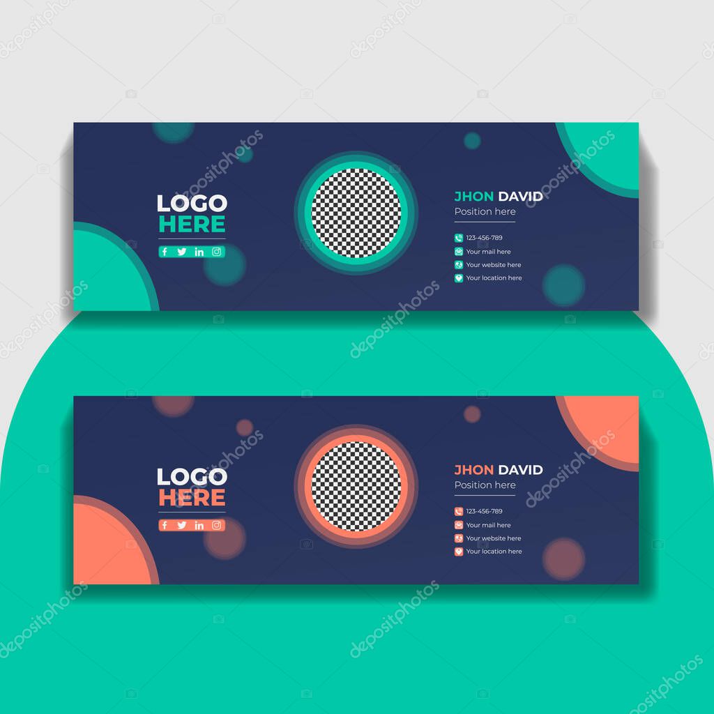 Creative Email Signature Design Template