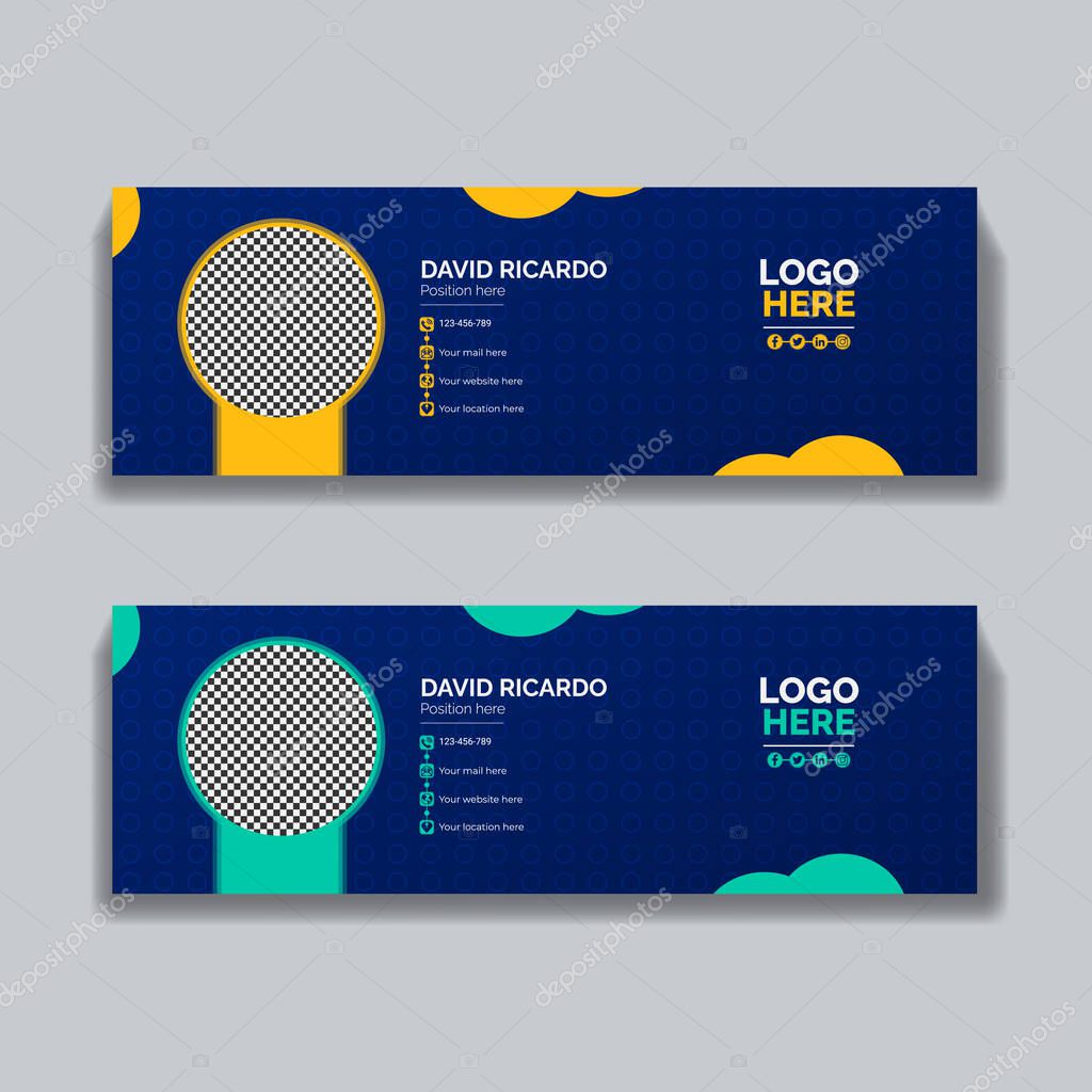 Creative Email Signature Design Template