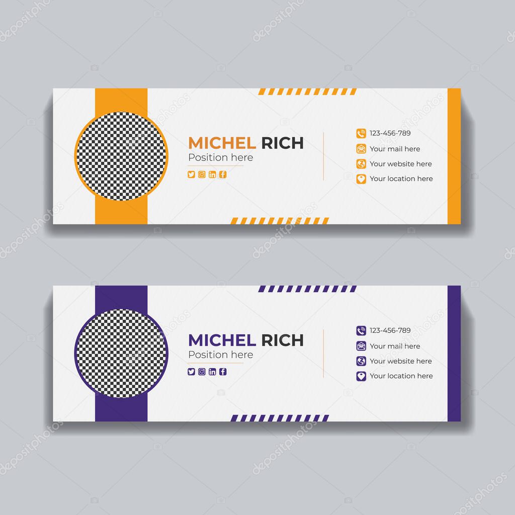Creative Email Signature Design Template