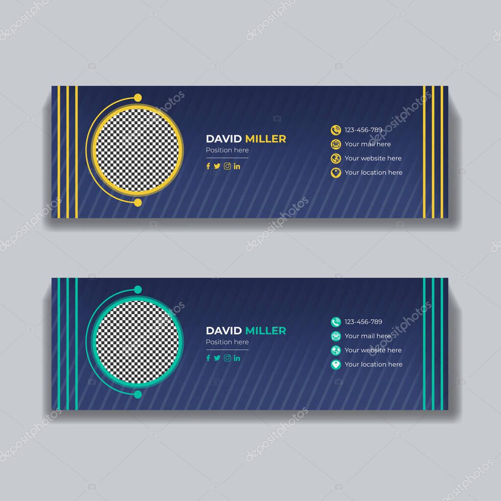 Creative Email Signature Design Template