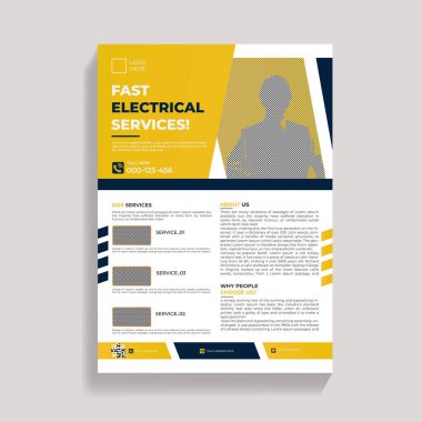 Elektrikçi Servis Pilotu Tasarım Şablonu