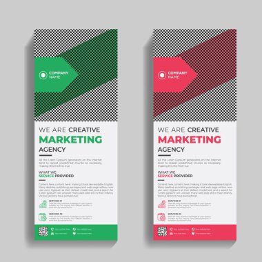 Kurumsal Rollup / x- banner tasarım şablonu