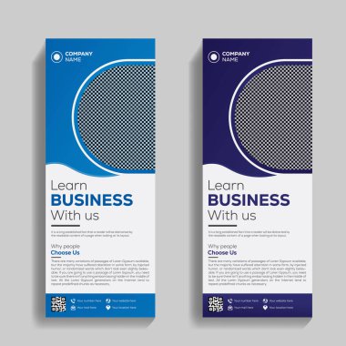 Kurumsal Rollup / x- banner tasarım şablonu