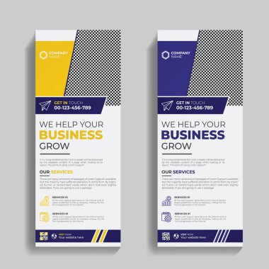 Kurumsal Rollup / x- banner tasarım şablonu