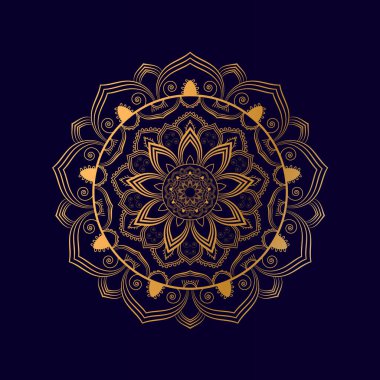 Lüks mandala tasarım şablonu