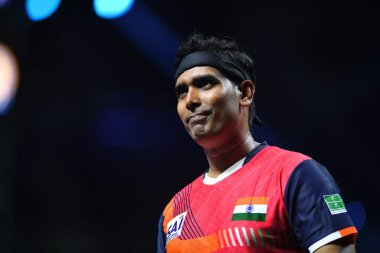 Chennai, Hindistan. 27 Mart 2025. Hintli çift Sharath Achanta ve Snehit Suravajjula, Avustralyalı çift Nicholas Lum ve Finn Luu 'yu yendi.