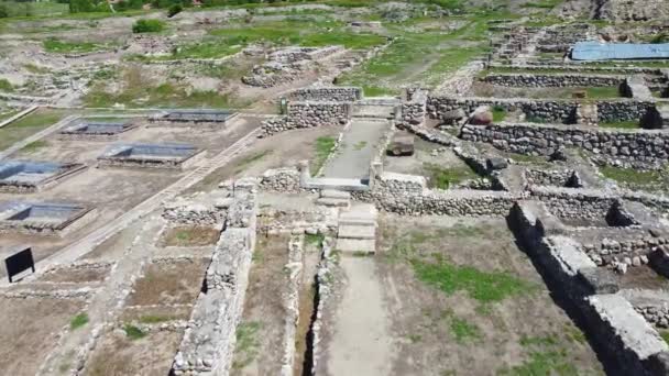 Ancient Ruins Alacahoyuk — Stock Video