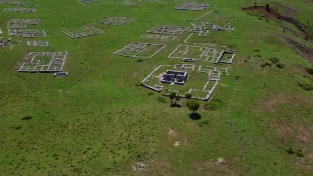 Oude Ruïnes Uit Hittites Hattusa — Stockvideo