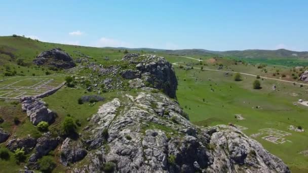 Hattusa Daki Hititlerden Antik Kaya — Stok video