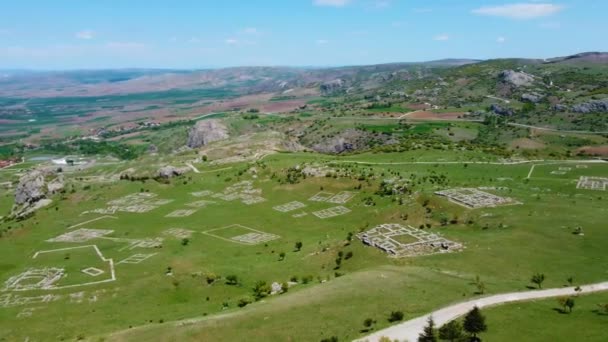 Hattusa Daki Hititlerin Kalıntıları — Stok video