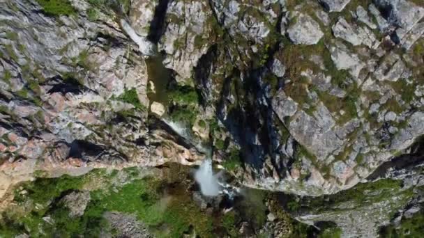 Aerial View Waterfall — Vídeo de Stock