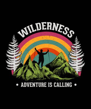 Mounatin Macera Tişörtü Tasarımı