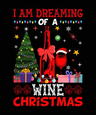 Merry Christmas T-shirt Design clipart