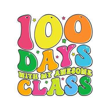 Retro 100 Okul Tişörtü Tasarımı