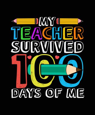 100 günlük okul tişörtü tasarımı