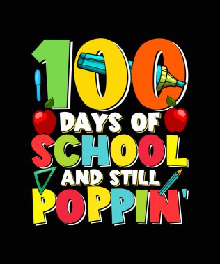 100 günlük okul tişörtü tasarımı