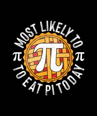 Pi Day T-shirt Design clipart