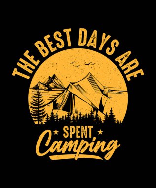 Kamp tişörtü tasarımı