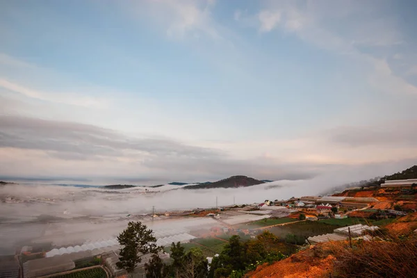 Şehir ve deniz manzarası