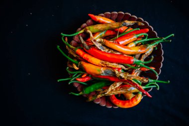 fresh vegetables in plate on table