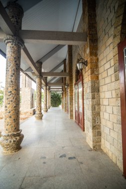 İsrail 'in başkentindeki eski kilisenin içi.