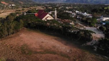 Tayland şehrinin güzel kırsal manzarası