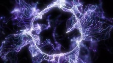 Çember döngüsü ve soyut parçacıklardan yayılan parçacıklar