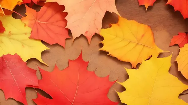 autumn leaves on a white background, autumn leaves