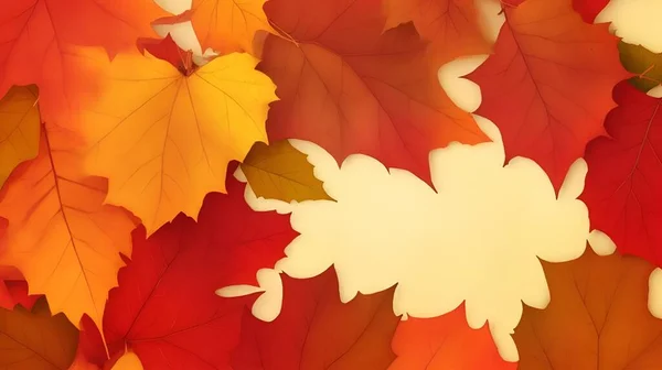 autumn leaves with falling fall leaves. vector background with colorful leaves.