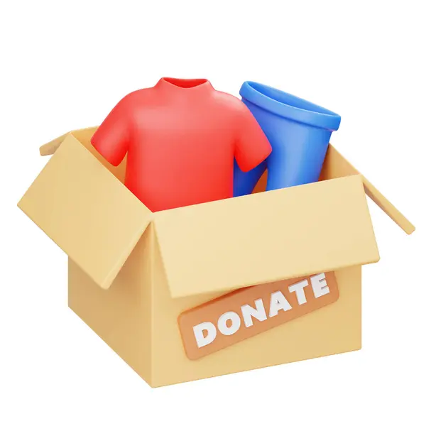 Cloth Donation Icon — Stock Photo, Image