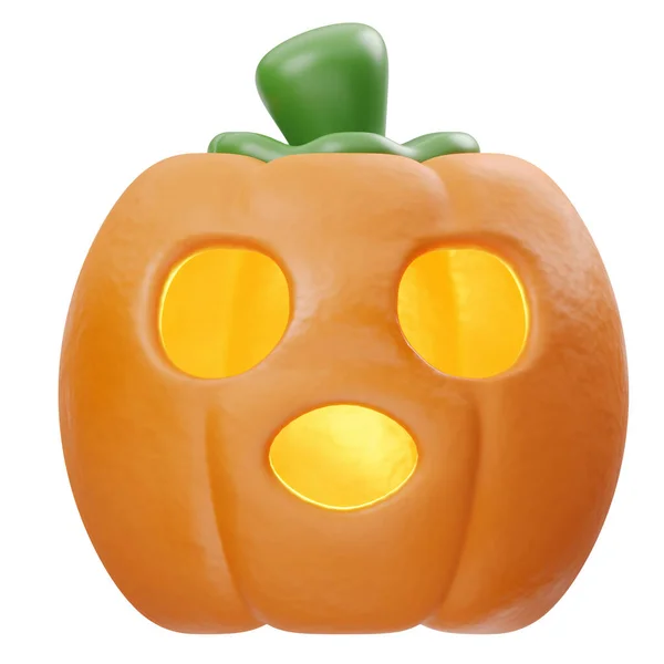 Confused Pumpkin Illustration — Stock Photo, Image