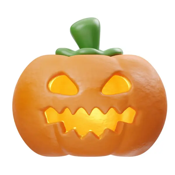 Scary Pumpkin Illustration — Stock Photo, Image