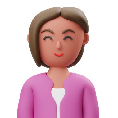 Sekreter Kız 3D Karakter 